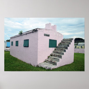 Affiche Prison rose des Bahamas, Green Turtle Cay