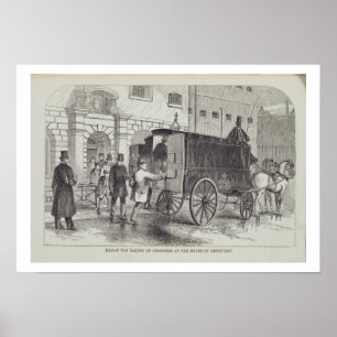 Affiche Prison Van prise de prisonniers à la Maison de Det