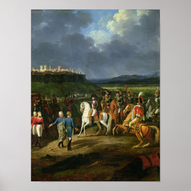 Affiche Prisonniers anglais à Astorga Présenté à (Devant)