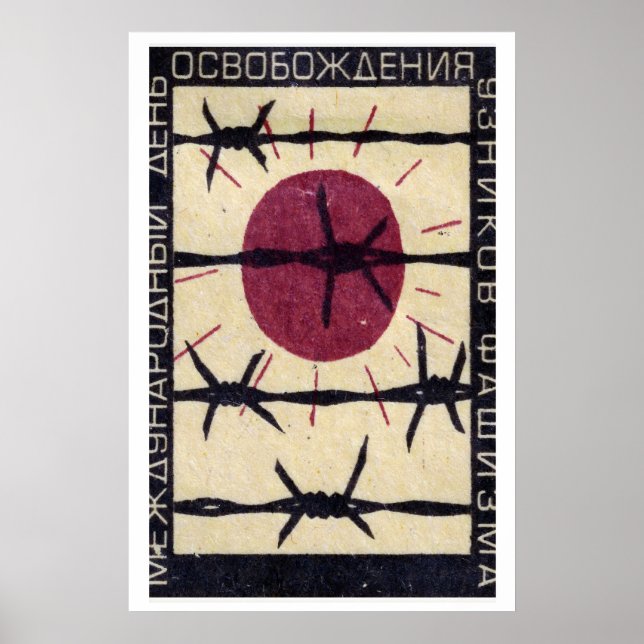 Affiche Prisonniers du fascisme Matchbox Art Print, russe (Devant)