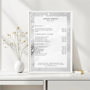 Affiche Prix du Salon de Parties scintillant moderne