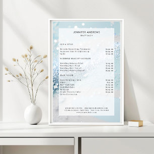 Affiche Prix du Salon de Parties scintillant moderne