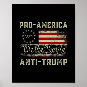 Affiche Pro-américain Anti-trump Nous Le Peuple Anti Trump