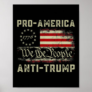 Affiche Pro-amérique Anti-trump Nous Le Peuple Anti Trump