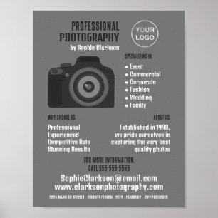 Affiche Pro Camera Icon, Photographe, Location de photogra