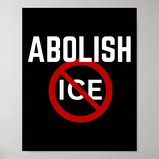 Affiche Pro-immigré anti-glace anti-Trump (Devant)