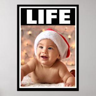 AFFICHE PRO-LIFE SOURIRE BÉBÉ GARÇON VIE INFANTE
