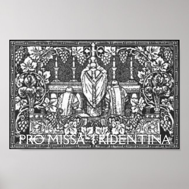 AFFICHE PRO MISSA TRIDENTINA (Devant)