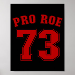 Affiche Pro Roe Roe V Wade féministe des droits des femmes