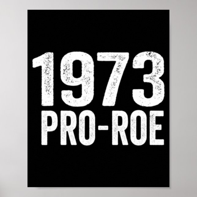 Affiche Pro Roe v Wade Pro Choice Féminisme (Devant)