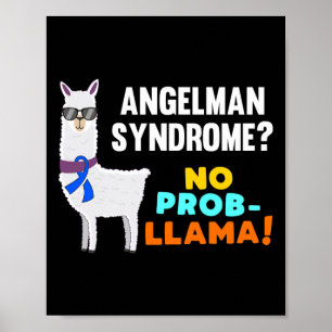 Affiche Prob-llama guerrier du syndrome d'Angelman surviva