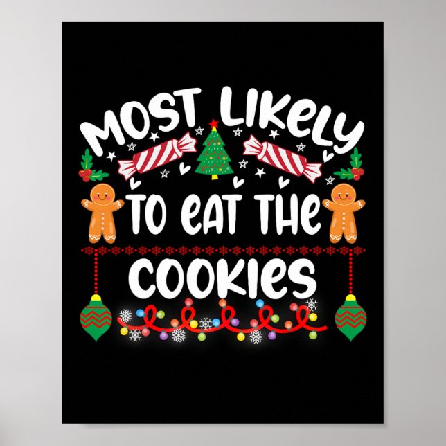 Affiche Probable de haïr ce Noël de pyjama de Noël (Devant)