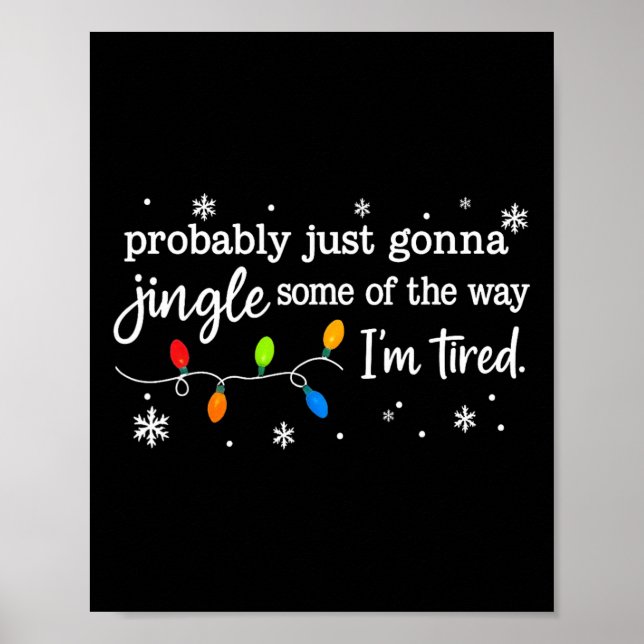 Affiche Probablement juste aller tinter un peu en chemin,  (Devant)