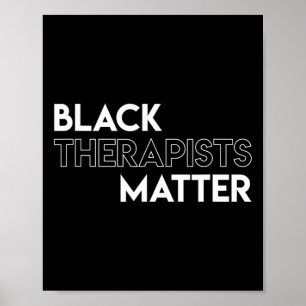 Affiche Problème des thérapeutes noirs Mois de l'histoire