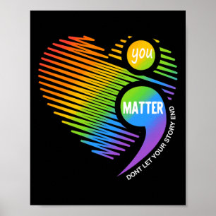 Affiche Problème Ne laissez pas votre histoire terminer le