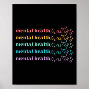 Affiche Problèmes de santé Cadeaux Sensibilisation aux mal