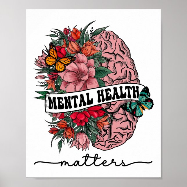Affiche Problèmes de santé mentale de la stigmatisation Se (Devant)
