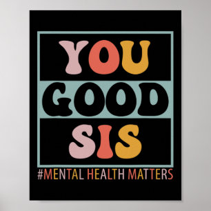 Affiche Problèmes De Santé Mentale Du Sis