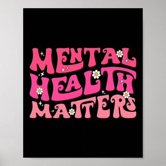 Affiche Problèmes de santé mentale Psychologue Super Théra (Devant)