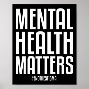 Affiche Problèmes De Santé Mettre Fin À La Stigmatisation 