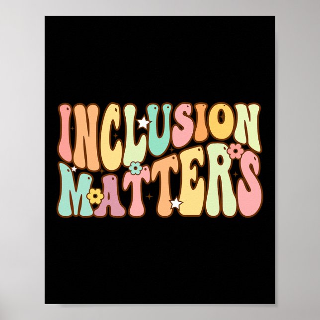 Affiche Problèmes d'inclusion Éducation spéciale Autisme (Devant)