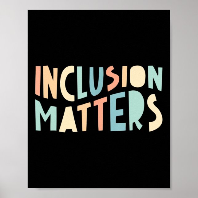 Affiche Problèmes d'inclusion Éducation spéciale Autisme (Devant)