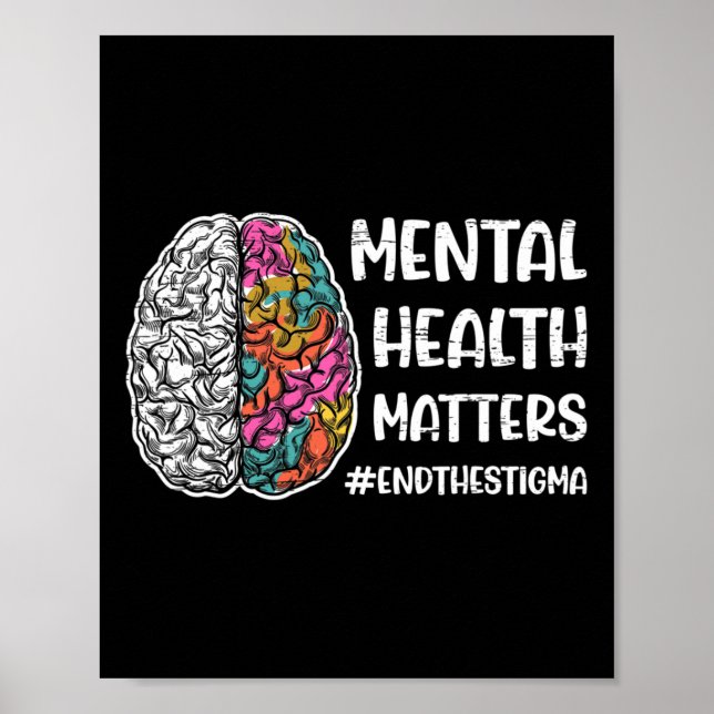Affiche Problèmes mentaux (Devant)