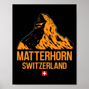 Affiche Problemhorn Randonneur Montagne Fan Escalade Rando