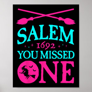 Affiche Procès de sorcière Salem 1692 Vous Avez Manqué Une