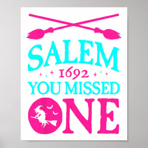 Affiche Procès de sorcière Salem 1692 Vous Avez Manqué Une