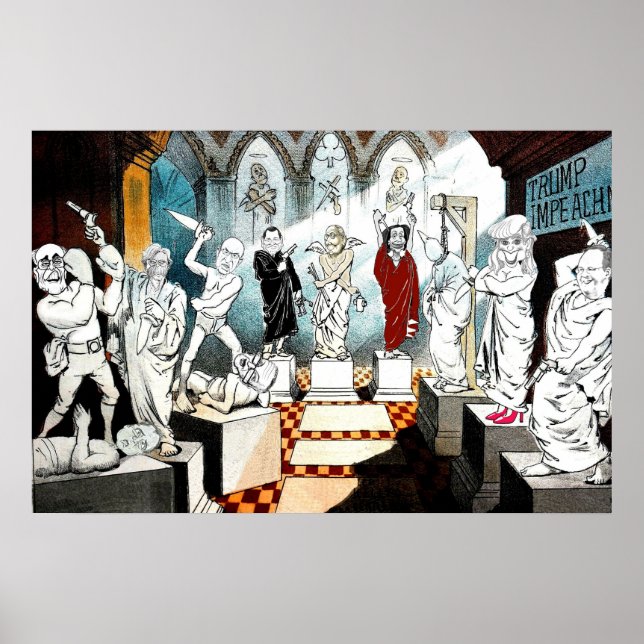 Affiche Procès d'impeachment de Trump (Devant)