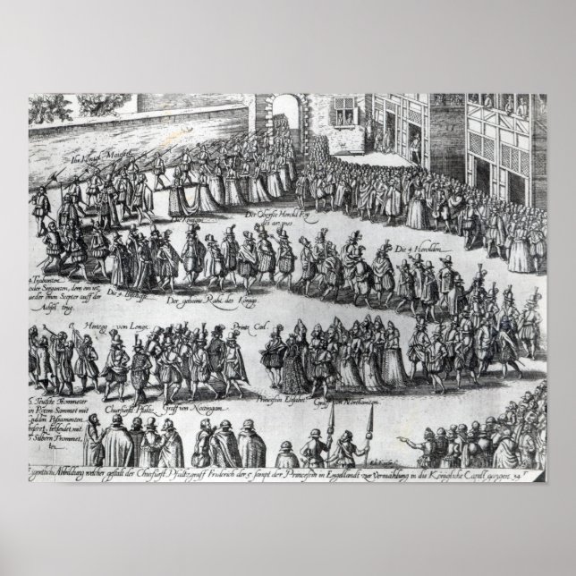 Affiche Procession élisabéthaine (Devant)