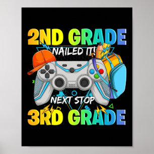 Affiche Prochaine étape 3e année 2e année Réussi Diplômé V
