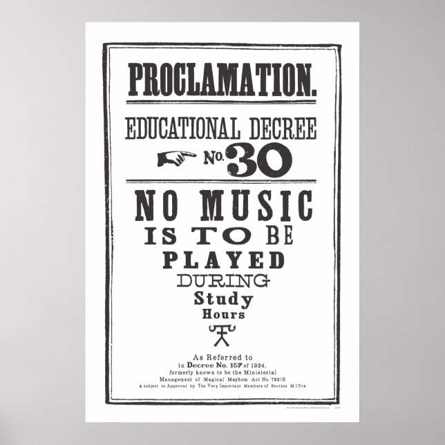 Affiche Proclamation 30 (Devant)