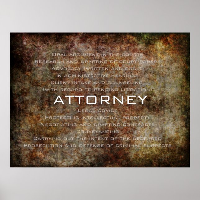 Affiche Procureur (Devant)