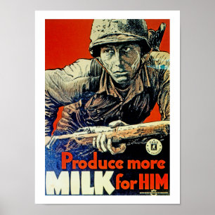 Affiche Produce More Milk for Him