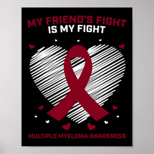 Affiche Produits du cancer du sang Amitié Myélome multiple