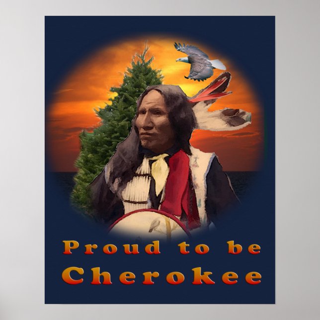 Affiche Produits indiens Cherokee (Devant)