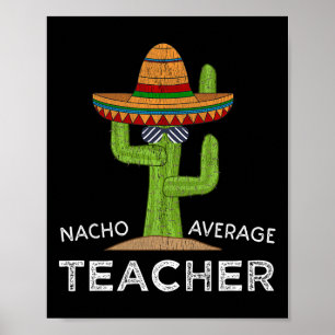 Affiche Prof Appreciation Humour Drôle Nacho Moyen