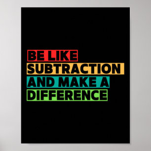 Affiche Prof de maths drôle Citations d'amateur de maths é