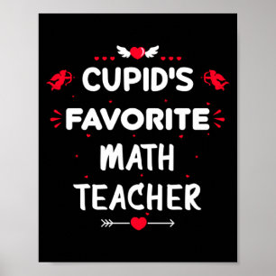 Affiche Prof de maths préféré de Cud pour la Saint-Valenti