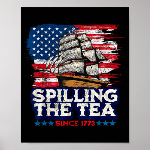 Affiche Prof d'histoire drôle de Boston qui renverse le th