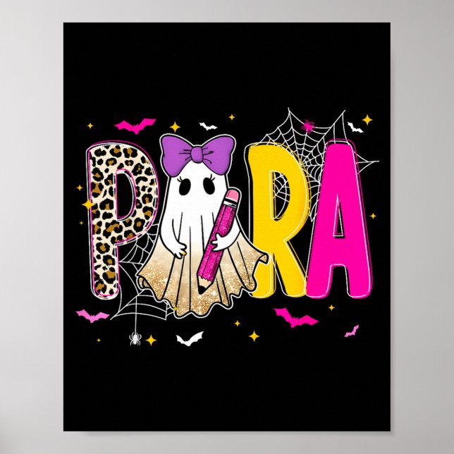Affiche Prof spooky Halloween Para Conseiller Enseignant S (Devant)