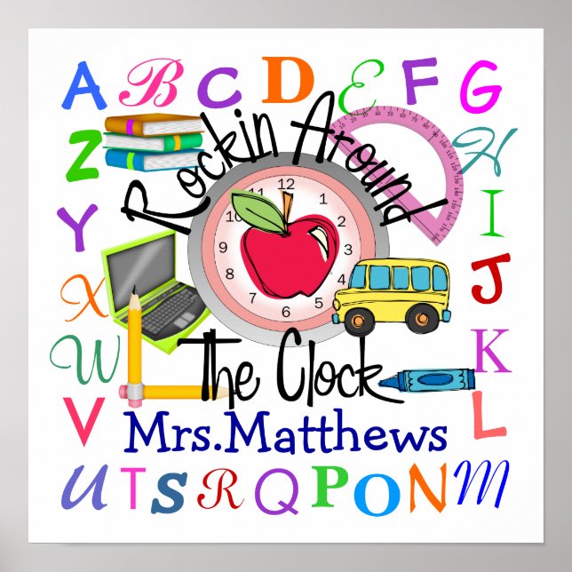 Affiche Professeur à l'école Rockin' - SRF (Devant)