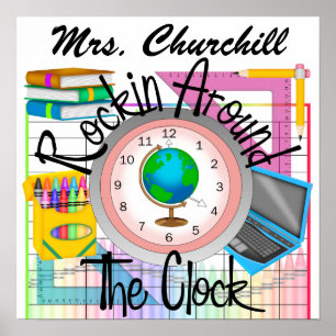 Affiche Professeur à l'école Rockin' - SRF