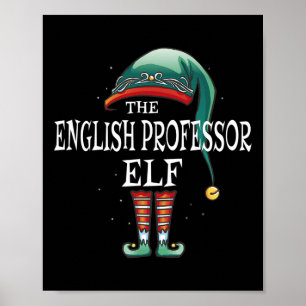 Affiche Professeur anglais Elf Job Christmas
