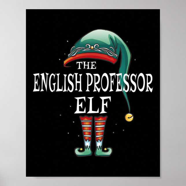 Affiche Professeur anglais Elf Job Christmas (Devant)