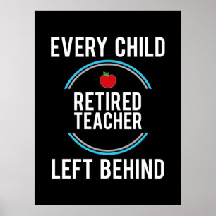 Affiche Professeur Cadeaux   Enseignant à la retraite lais
