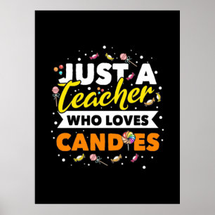 Affiche Professeur Cadeaux Juste Un Enseignant Qui Aime