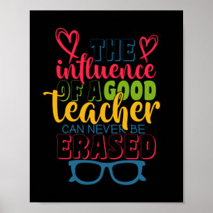 Affiche Professeur Cadeaux   L'Influence D'Un Bon Enseigna